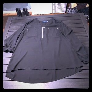 Apt. 9 Women’s black tunic blouse